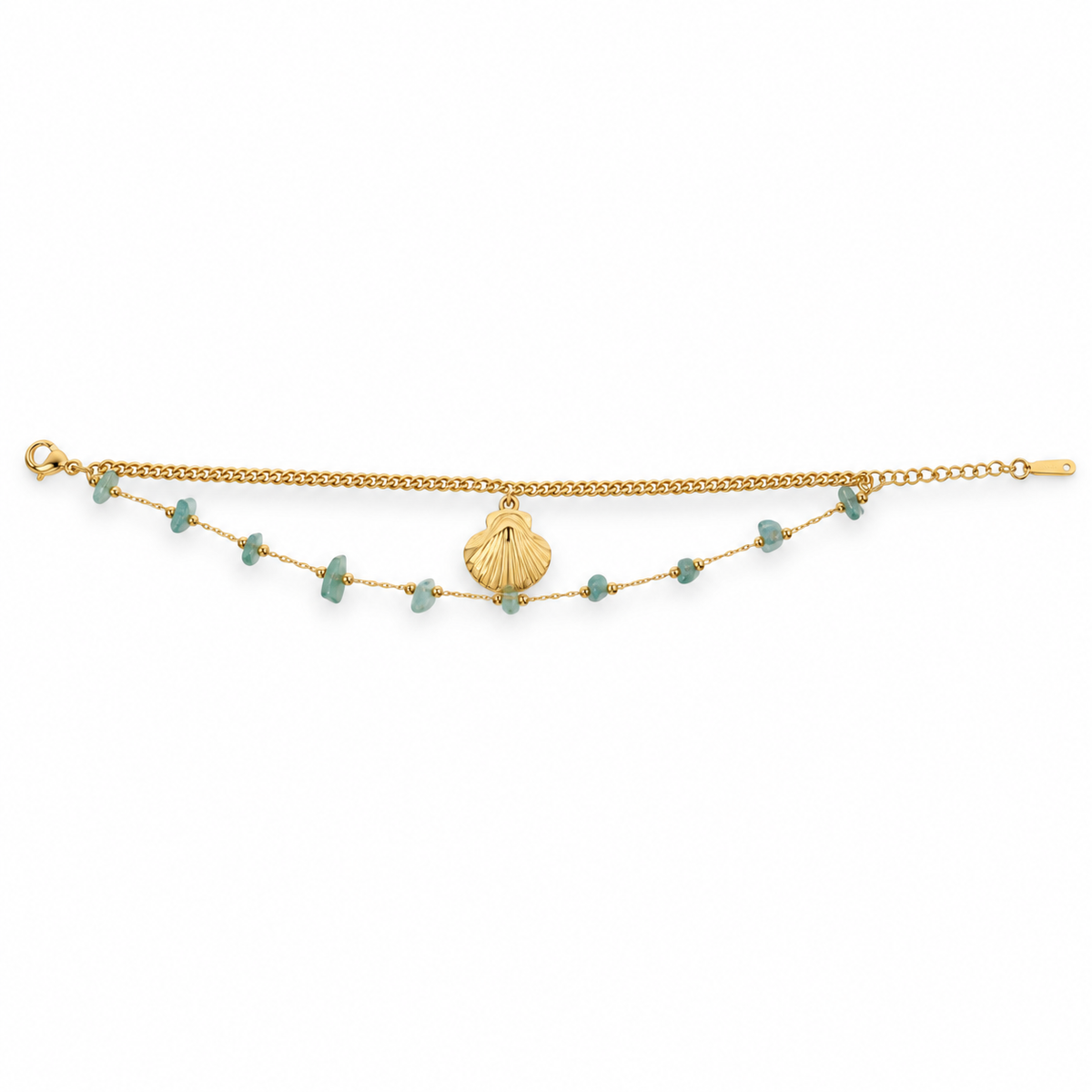 Sea-Shell Mint Bracelet